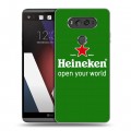 Дизайнерский пластиковый чехол для LG V20 Heineken