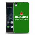 Дизайнерский пластиковый чехол для Huawei Y6II Heineken