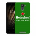 Дизайнерский силиконовый чехол для BQ Aquaris U Heineken