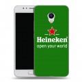 Дизайнерский силиконовый чехол для Meizu M5s Heineken