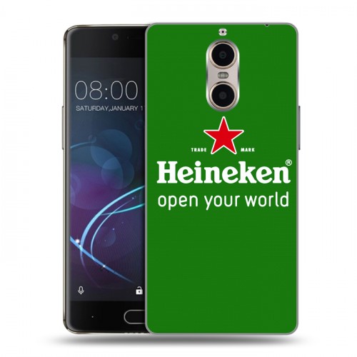 Дизайнерский силиконовый чехол для Doogee Shoot 1 Heineken