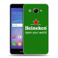 Дизайнерский пластиковый чехол для Huawei Y3 (2017) Heineken