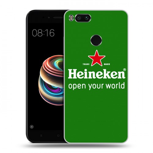 Дизайнерский силиконовый чехол для Xiaomi Mi5X Heineken