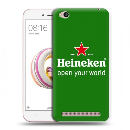 Дизайнерский пластиковый чехол для Xiaomi RedMi 5A Heineken