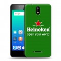 Дизайнерский силиконовый чехол для Micromax Q409 Heineken