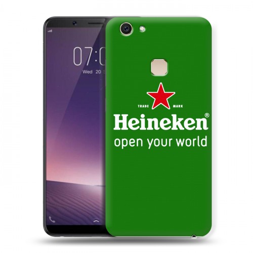 Дизайнерский пластиковый чехол для Vivo V7 Plus Heineken
