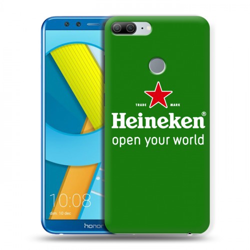 Дизайнерский пластиковый чехол для Huawei Honor 9 Lite Heineken