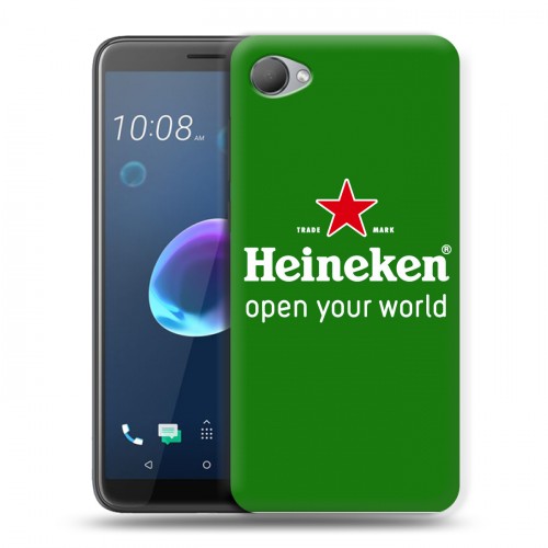 Дизайнерский пластиковый чехол для HTC Desire 12 Heineken