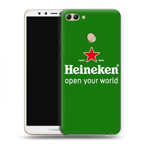 Дизайнерский пластиковый чехол для Huawei Y9 (2018) Heineken