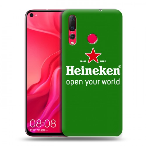 Дизайнерский пластиковый чехол для Huawei Nova 4 Heineken