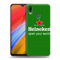 Дизайнерский пластиковый чехол для Vivo Y91i Heineken