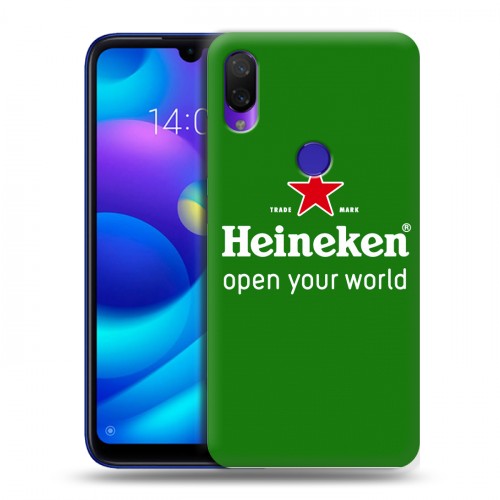 Дизайнерский пластиковый чехол для Xiaomi Mi Play Heineken