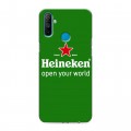 Дизайнерский силиконовый чехол для Realme C3 Heineken