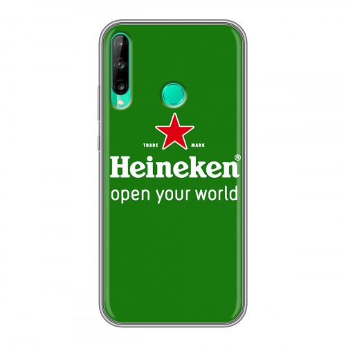 Дизайнерский пластиковый чехол для Huawei P40 Lite E Heineken