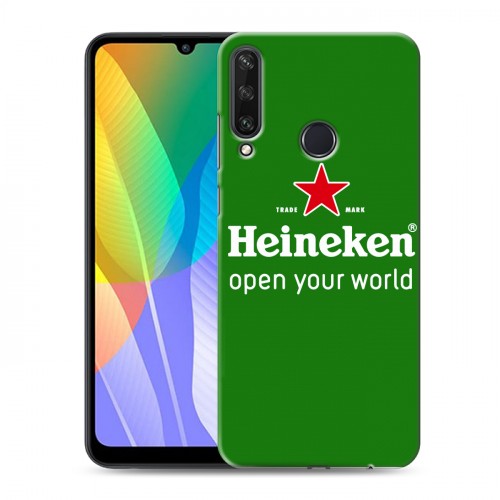 Дизайнерский пластиковый чехол для Huawei Y6p Heineken