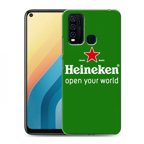 Дизайнерский пластиковый чехол для Vivo Y30 Heineken