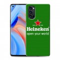 Дизайнерский пластиковый чехол для OPPO Reno4 Pro Heineken