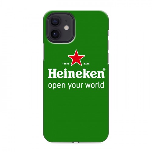 Дизайнерский силиконовый чехол для Iphone 12 Heineken