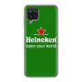 Дизайнерский силиконовый чехол для Samsung Galaxy A12 Heineken