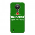 Дизайнерский силиконовый чехол для Nokia 1.4 Heineken