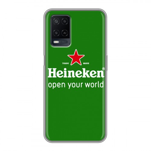 Дизайнерский силиконовый чехол для OPPO A54 Heineken