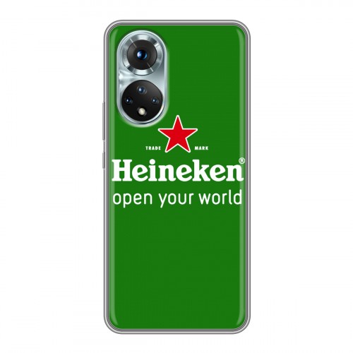 Дизайнерский силиконовый чехол для Huawei Honor 50 Heineken