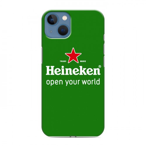 Дизайнерский силиконовый чехол для Iphone 13 Heineken