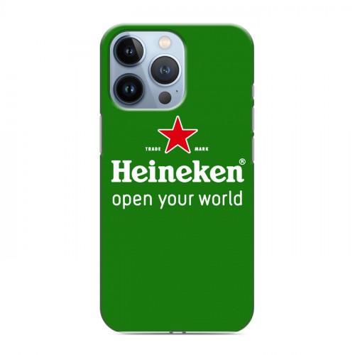 Дизайнерский силиконовый чехол для Iphone 13 Pro Heineken