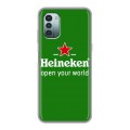 Дизайнерский силиконовый чехол для Nokia G11 Heineken