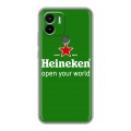 Дизайнерский силиконовый чехол для Xiaomi Redmi A1 Plus Heineken