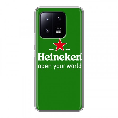 Дизайнерский пластиковый чехол для Xiaomi 13 Pro Heineken