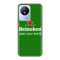 Дизайнерский силиконовый чехол для Vivo Y11 (2023) Heineken