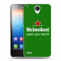 Дизайнерский пластиковый чехол для Lenovo S890 Heineken