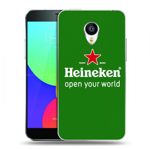 Дизайнерский пластиковый чехол для Meizu MX4 Heineken