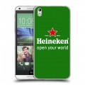 Дизайнерский пластиковый чехол для HTC Desire 816 Heineken