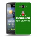 Дизайнерский пластиковый чехол для Acer Liquid E3 Heineken