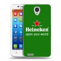 Дизайнерский пластиковый чехол для Lenovo S650 Ideaphone Heineken