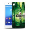 Дизайнерский пластиковый чехол для Sony Xperia Z3+ Heineken