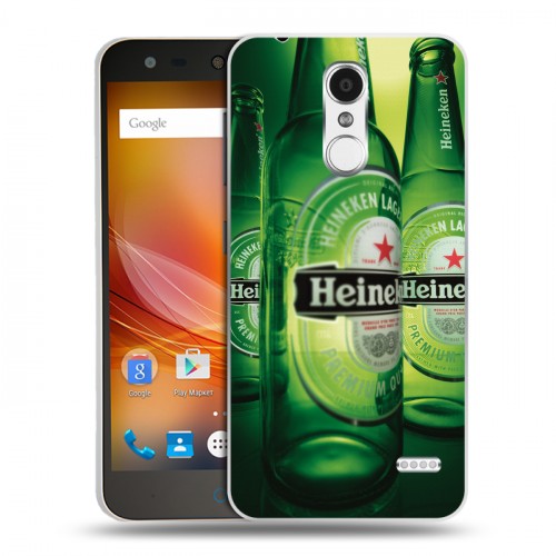 Дизайнерский пластиковый чехол для ZTE Blade X5 Heineken