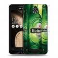 Дизайнерский пластиковый чехол для ASUS Zenfone Go Heineken