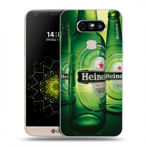 Дизайнерский пластиковый чехол для LG G5 Heineken