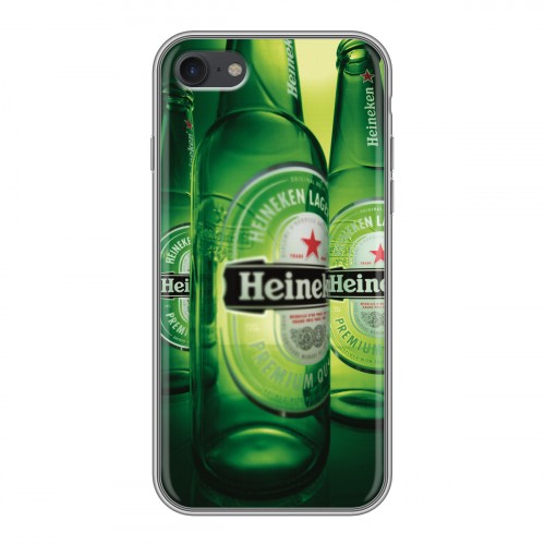 Дизайнерский силиконовый чехол для Iphone 7 Heineken