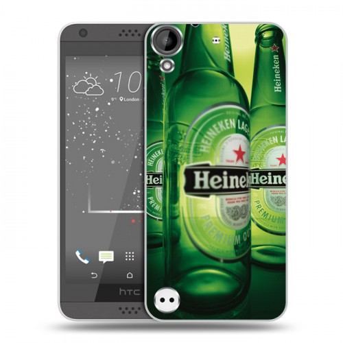 Дизайнерский пластиковый чехол для HTC Desire 530 Heineken