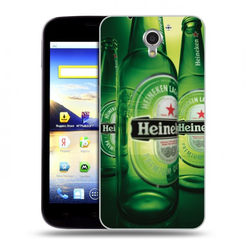 Дизайнерский пластиковый чехол для ZTE Blade A510 Heineken