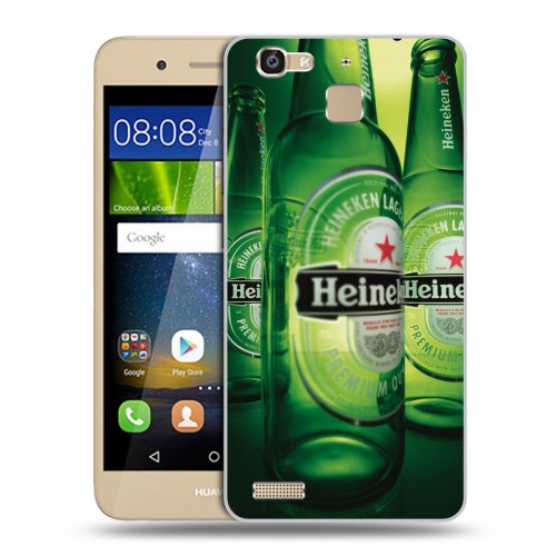 Дизайнерский пластиковый чехол для Huawei GR3 Heineken