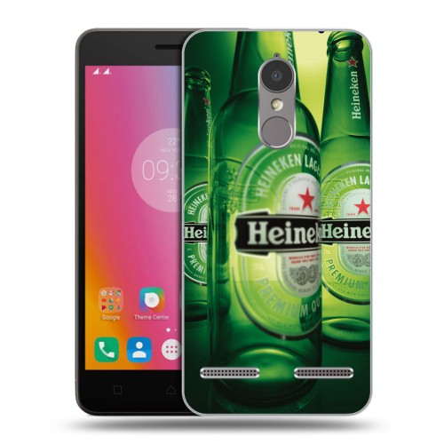 Дизайнерский пластиковый чехол для Lenovo K6 Heineken