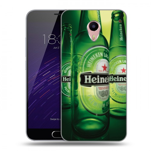 Дизайнерский пластиковый чехол для Meizu M3 Max Heineken