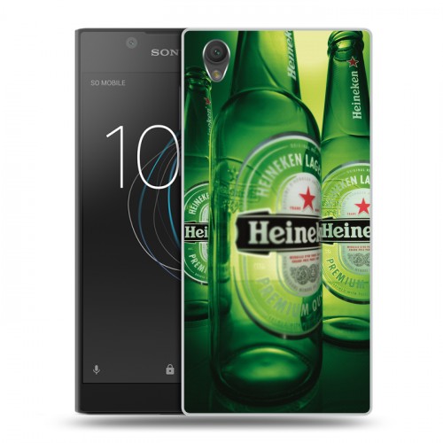 Дизайнерский пластиковый чехол для Sony Xperia L1 Heineken