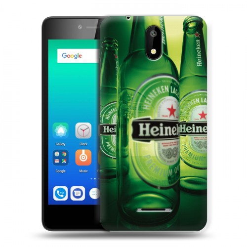 Дизайнерский силиконовый чехол для Micromax Q409 Heineken