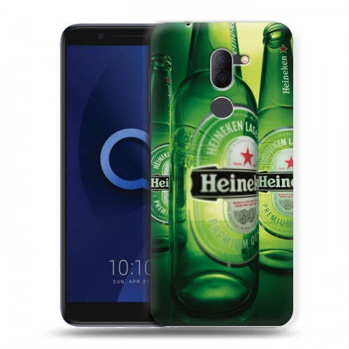 Дизайнерский пластиковый чехол для Alcatel 3X Heineken